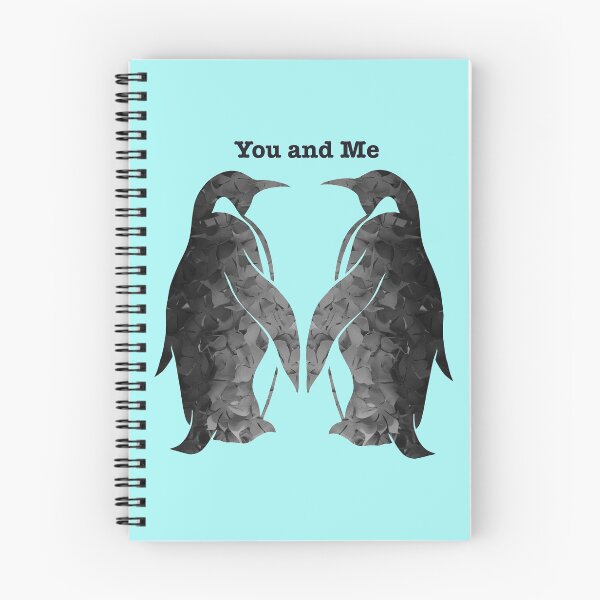 Artikelvorschau, Zwei Pinguine (Aqua) entworfen und verkauft von MidnightMagpie.