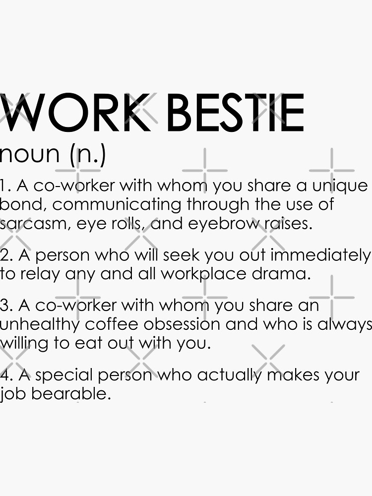 Emotional support co-worker - Work bestie | Postcard