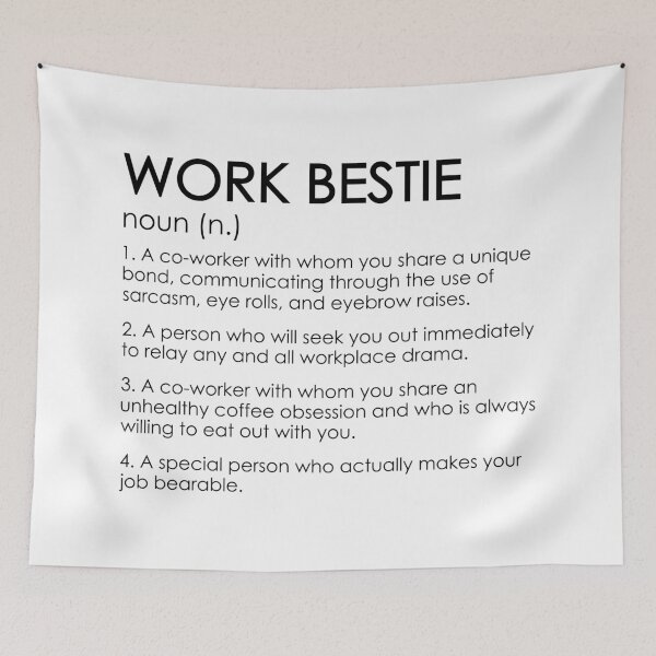 Item preview, Work Bestie designed and sold by DAFIN.