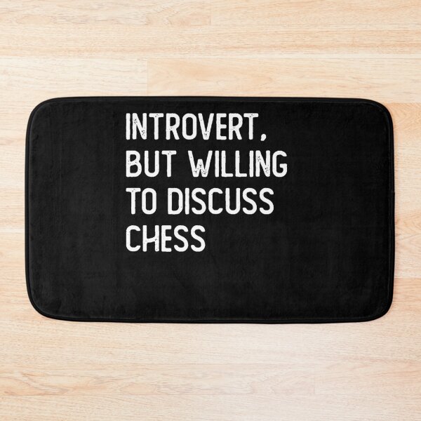 Item preview, Introvert Butt Willing To Discuss Chess designed and sold by ChessMadness.