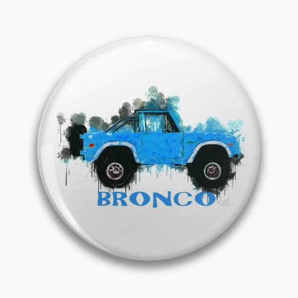 Item preview, Ford Bronco Splash blue designed and sold by Aaaah Eeeek  Studio.