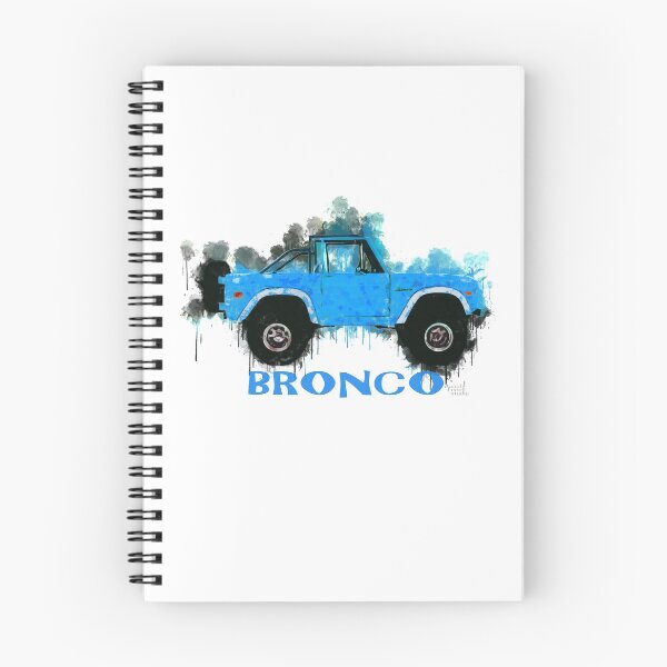Item preview, Ford Bronco Splash blue designed and sold by Aaaah Eeeek  Studio.
