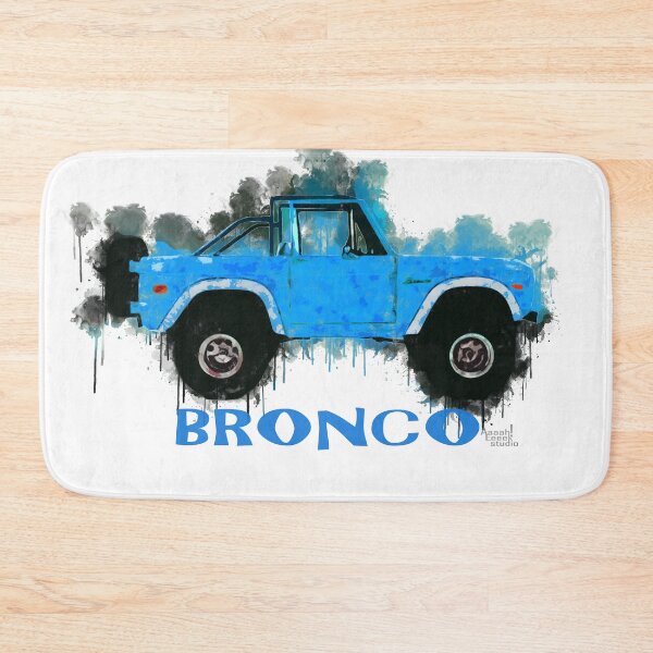 Item preview, Ford Bronco Splash blue designed and sold by Aaaah Eeeek  Studio.