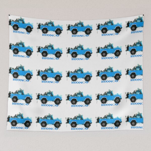 Artikelvorschau, Ford Bronco Splash blau entworfen und verkauft von Aaaah Eeeek  Studio.