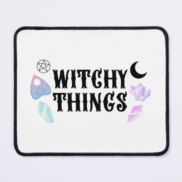 Item preview, Witchy Things Crystal Crescen Moon Pentagram Gothic Style Witchcraft designed and sold by NickiCollings.