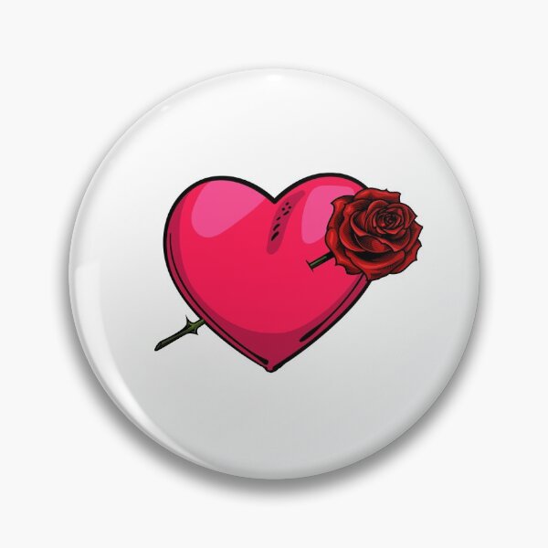 Item preview, Pierced heart by flower designed and sold by design-tshirt.