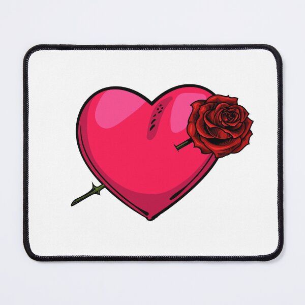 Item preview, Pierced heart by flower designed and sold by design-tshirt.