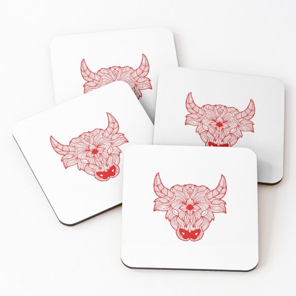 Item preview, Bull Mandala Art designed and sold by Open Canvas.