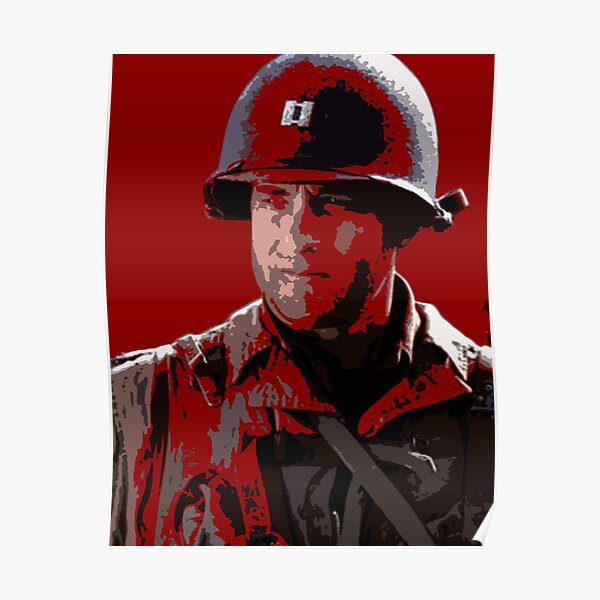 Captain Miller - Pvt Ryan Poster