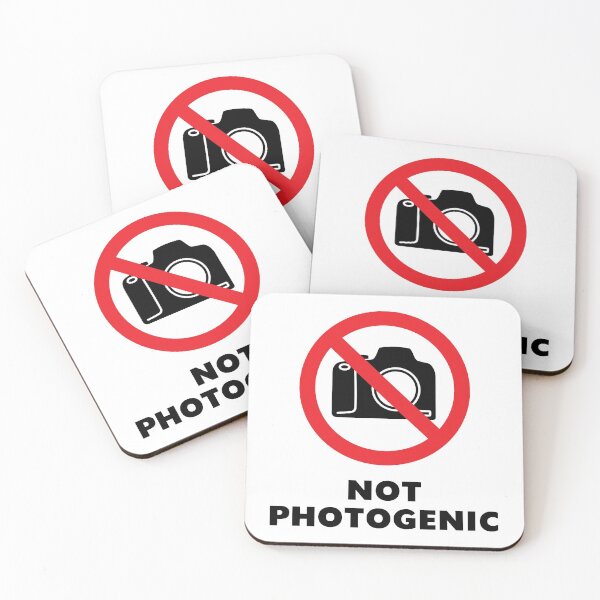 Item preview, Not Photogenic - No Photography Sign designed and sold by SpoofTShirts.