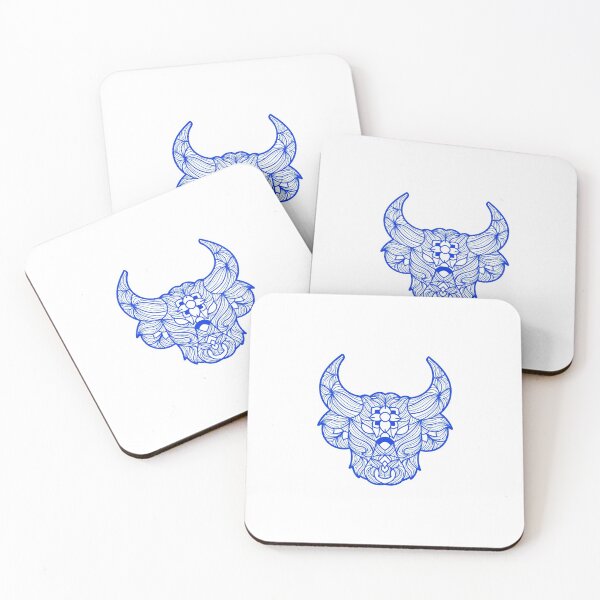 Item preview, Bull Mandala Art designed and sold by Open Canvas.