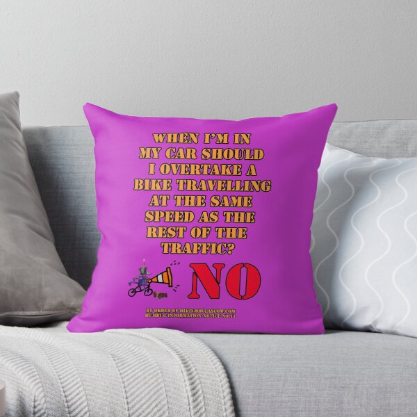 Humbug Information Notice No.11 Pillow and Tote Bag Throw Pillow