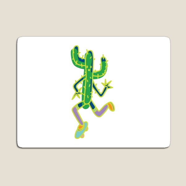 Item preview, Skating cactus designed and sold by Ugnelaza.