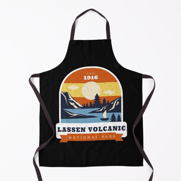 Aperçu de l'œuvre Impression d'insigne du parc national volcanique de Lassen 1916 créée et vendue par Parag's Travel Shop.