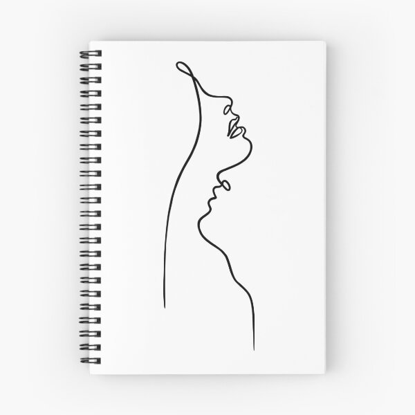 Item preview, Couple line art in black designed and sold by Thingamabobbidi.
