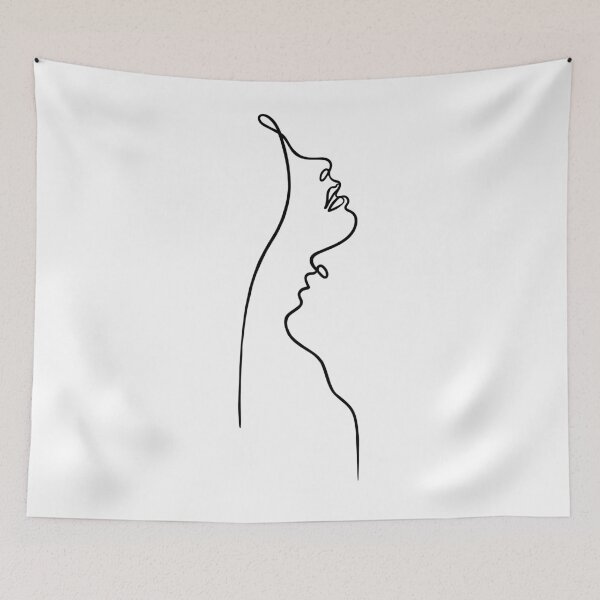 Item preview, Couple line art in black designed and sold by Thingamabobbidi.