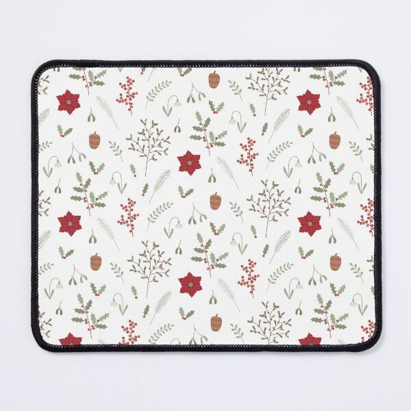 Item preview, Traditional Winter Christmas Plants Pattern designed and sold by Lizzie Scott.