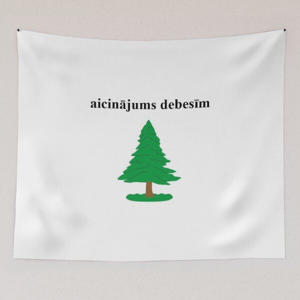 Item preview, Priežu koka karogs (Latvian Pine Tree Flag) designed and sold by JonathanR1994.