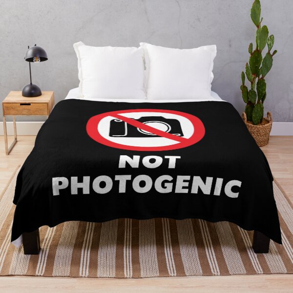 Item preview, Not Photogenic | No Photography Sign designed and sold by SpoofTShirts.