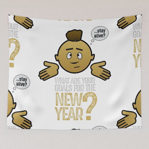Item preview, Goals for the new year? designed and sold by BasseTown-Art.