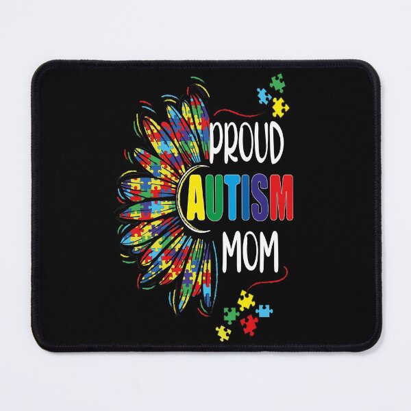 Item preview, Proud Autism Mom, Autism Awareness designed and sold by orangeblue21.