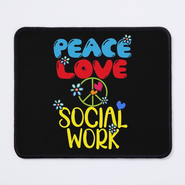 Item preview, Peace Love Social Work, Social Worker designed and sold by orangeblue21.