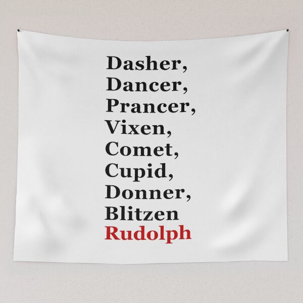 Item preview, Reindeer list designed and sold by Thingamabobbidi.