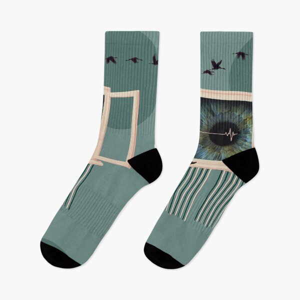Item preview, Heartbeat line green collage designed and sold by katakania.
