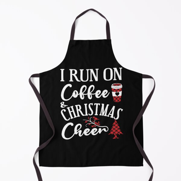 Item preview, I Run on Coffee and Christmas Cheer - Coffee Addict - I Run on Caffeine - Coffee Lovers Gifts designed and sold by Luvjesus2.