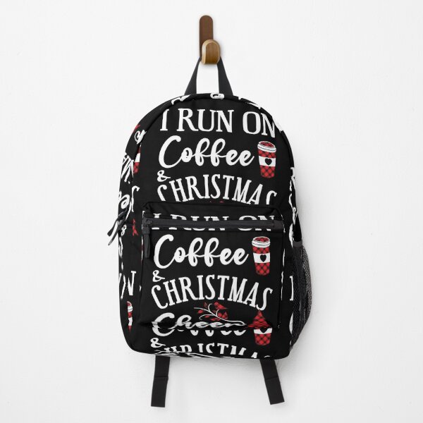 Item preview, I Run on Coffee and Christmas Cheer - Coffee Addict - I Run on Caffeine - Coffee Lovers Gifts designed and sold by Luvjesus2.