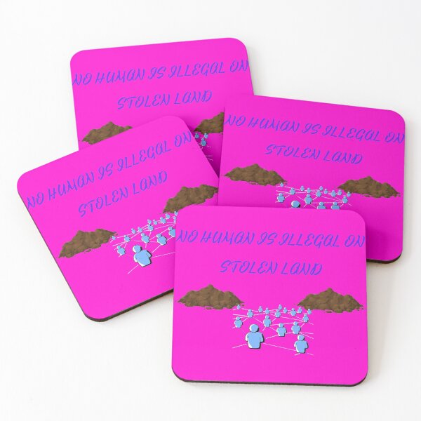 Item preview, No Human Is Illegal On Stolen Land - People designed and sold by nakavt.