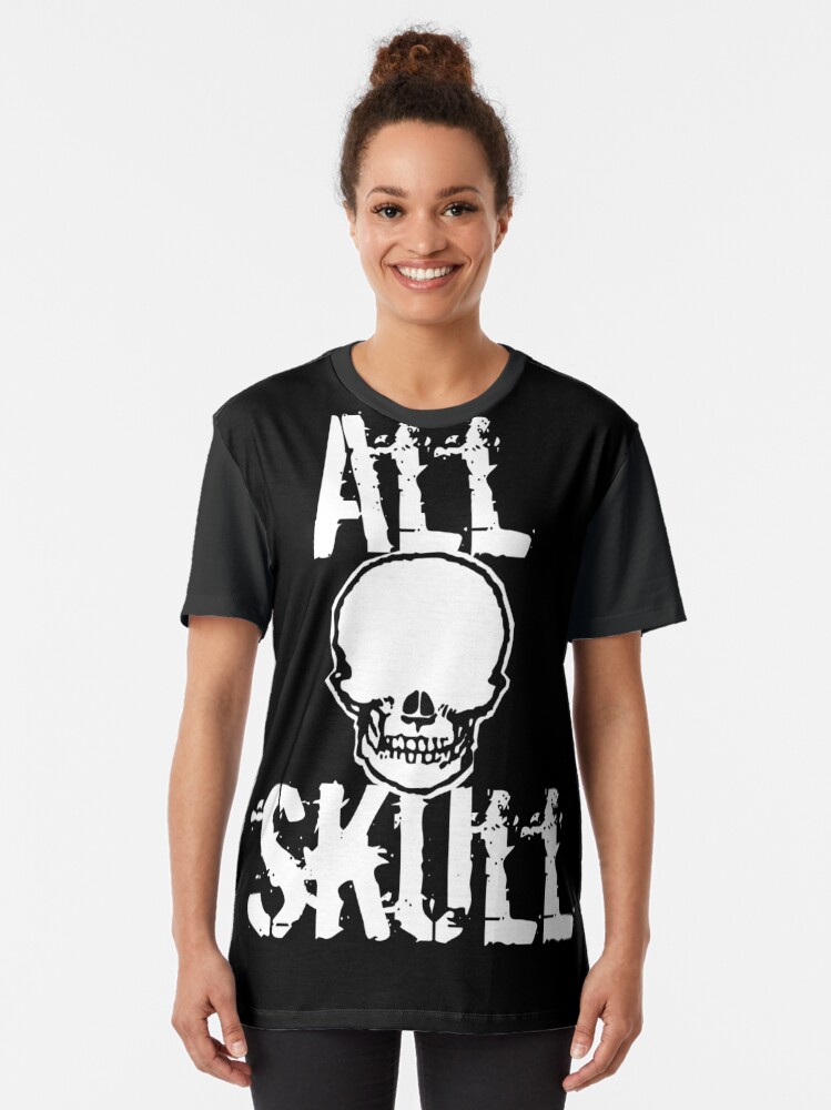Alternate view of All Skull - The Dark Side Graphic T-Shirt