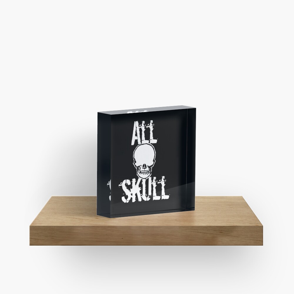 All Skull - The Dark Side Acrylic Block