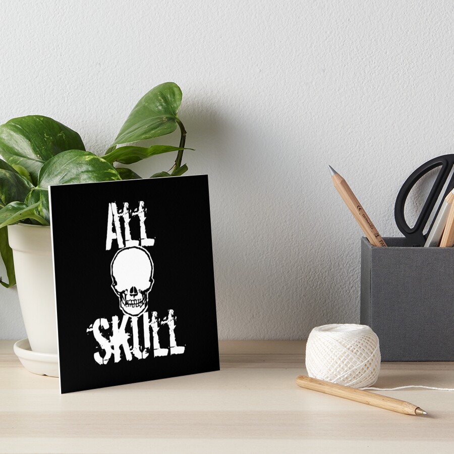 All Skull - The Dark Side Art Board Print
