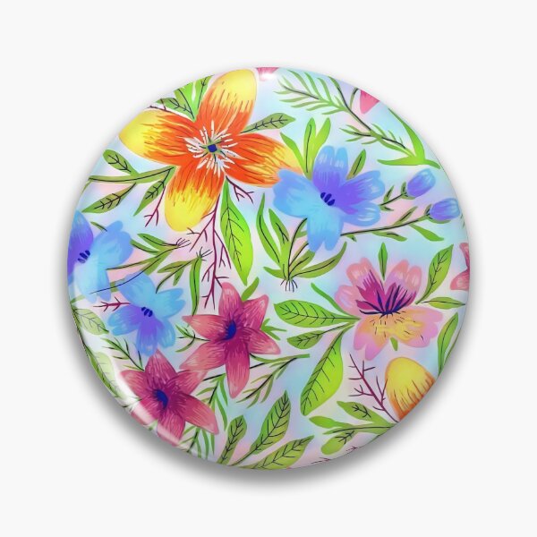 Aperçu de l'œuvre Le motif de fleurs colorées vous fera vous détendre toute une journée créée et vendue par PeterMun1007.