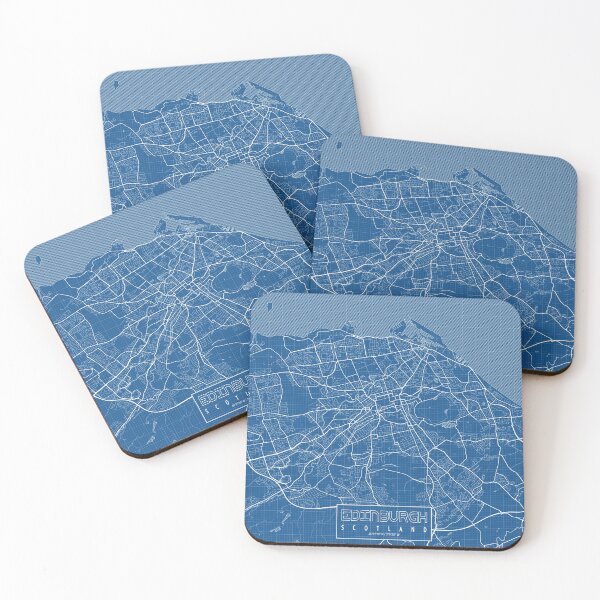 Item preview, Edinburgh City Map of Scotland - Blueprint designed and sold by deMAP.