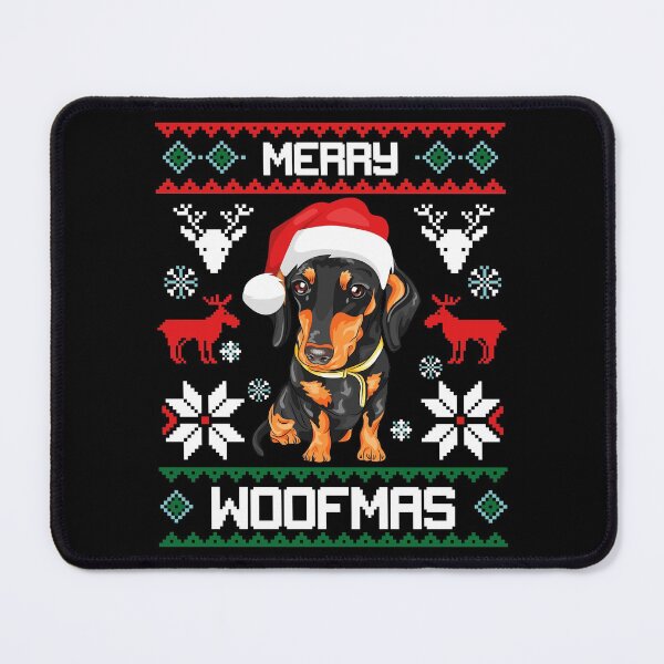 Item preview, Dachshund Dog Merry Woofmas Christmas Gift designed and sold by CR Media.