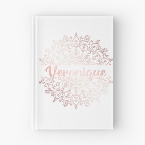 Item preview, First name Veronique mandala in rose gold designed and sold by felinefeelings.