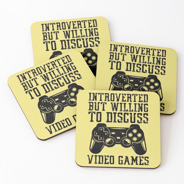 Item preview, Introverted But Willing To Discuss Video Games designed and sold by kamrankhan.