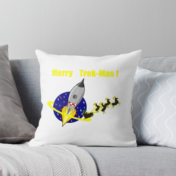 Item preview, Star Spaceship Merry Trek-Mas T-shirt designed and sold by pcreations.
