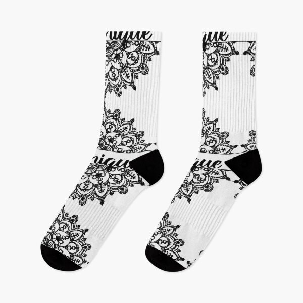 Item preview, First name Veronique mandala in black designed and sold by felinefeelings.
