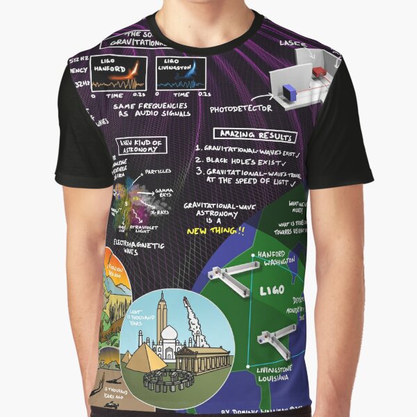 Gravitational Wave Astronomy Graphic T-Shirt