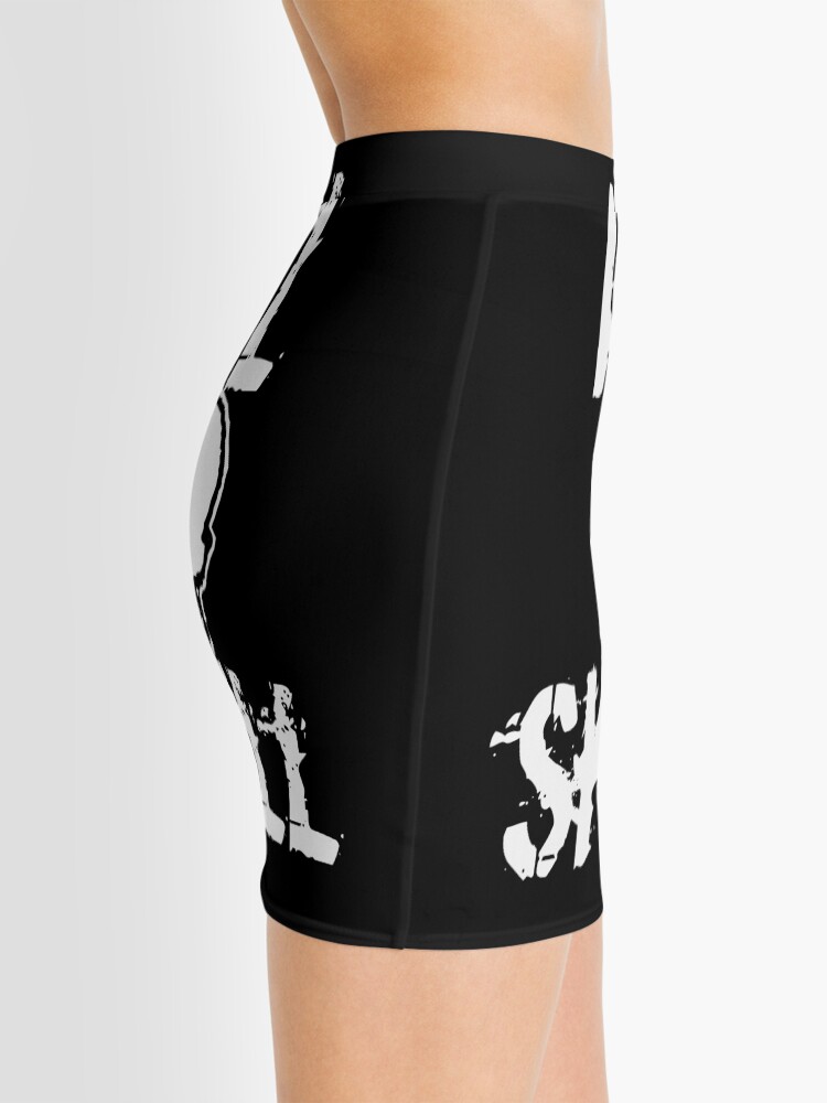 Alternate view of All Skull - The Dark Side Mini Skirt