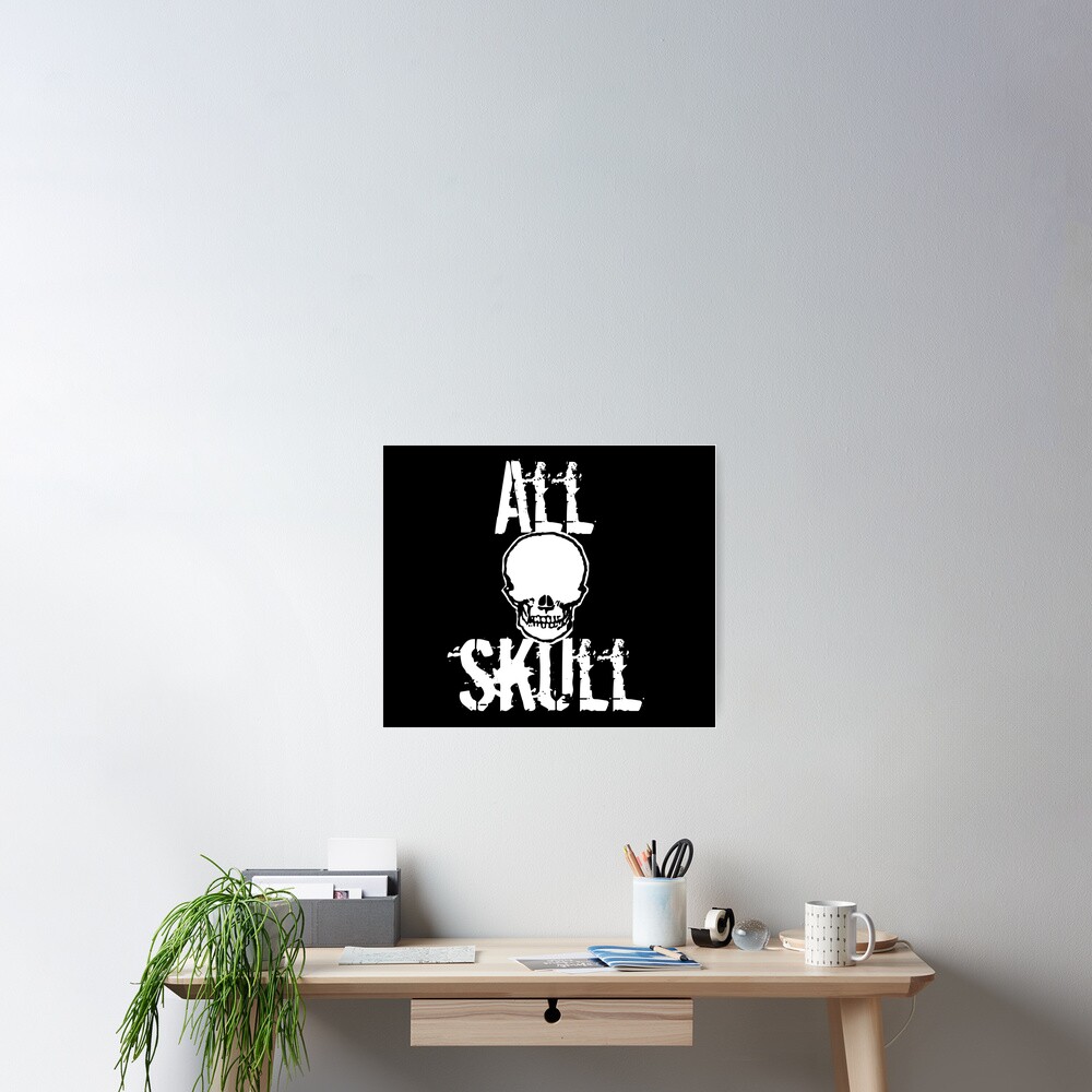All Skull - The Dark Side Poster
