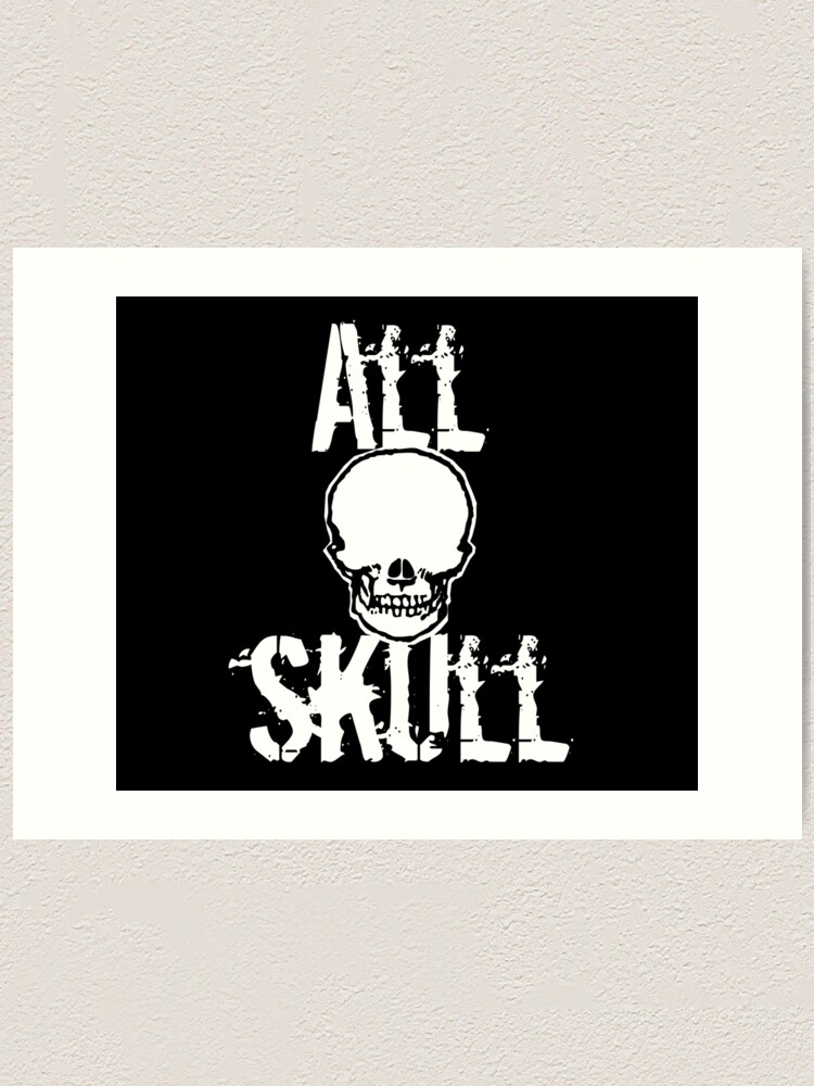 Alternate view of All Skull - The Dark Side Art Print