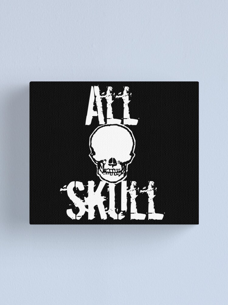 Alternate view of All Skull - The Dark Side Canvas Print