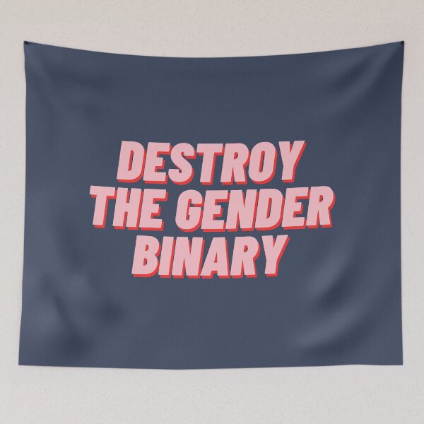 Item preview, Destroy the Gender Binary designed and sold by polishalpaca.