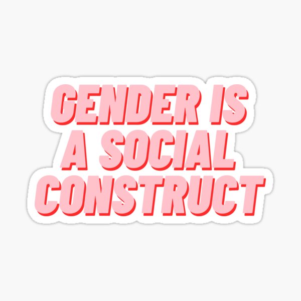Item preview, Gender is a Social Construct designed and sold by polishalpaca.