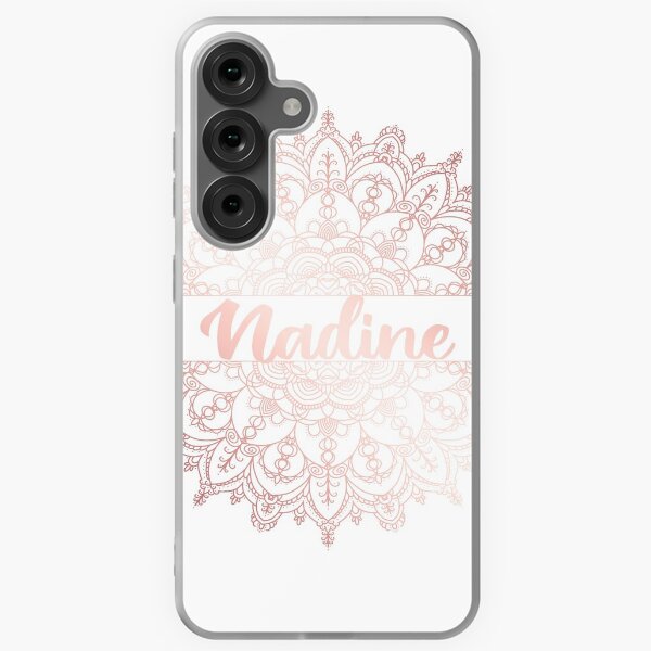 Aperçu de l'œuvre Prénom Nadine mandala en or rose créée et vendue par felinefeelings.
