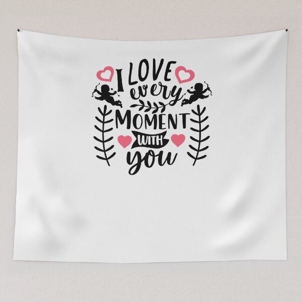 Item preview, i love every moment with you-valentines day 2022 designed and sold by Hartics.